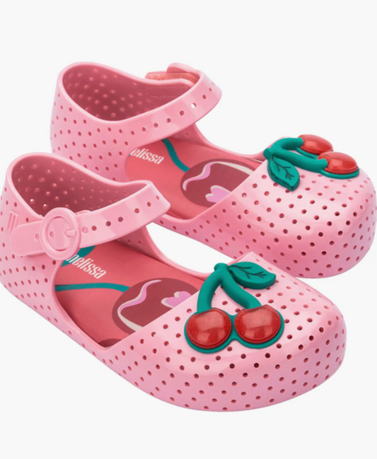 Mini Melissa Furadinha Mary Jane Flat