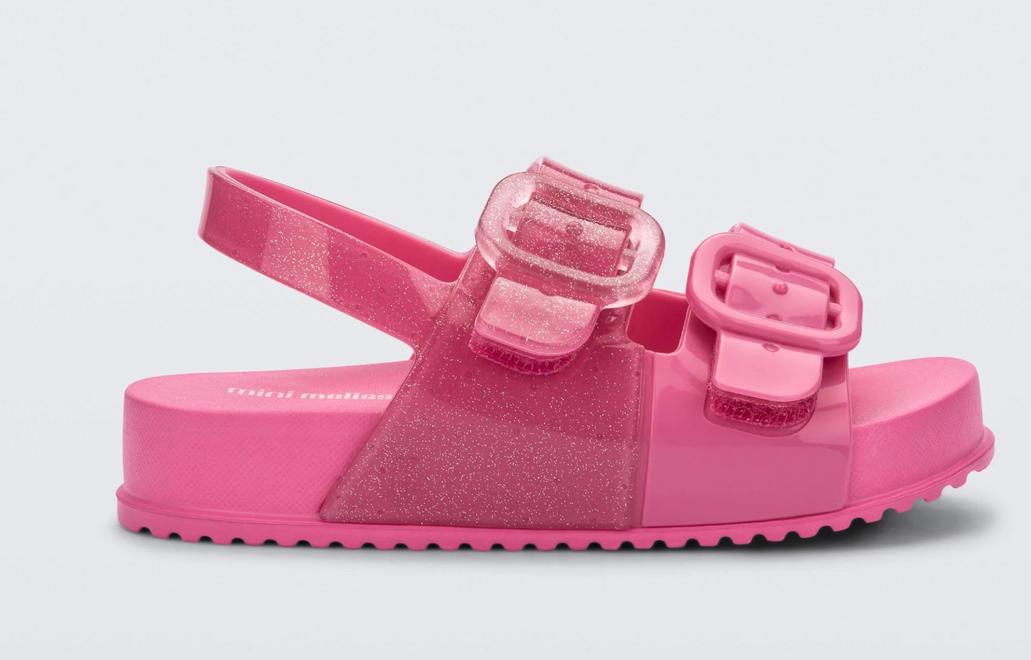 Mini Melissa Cozy Sandal - Pink Glitter