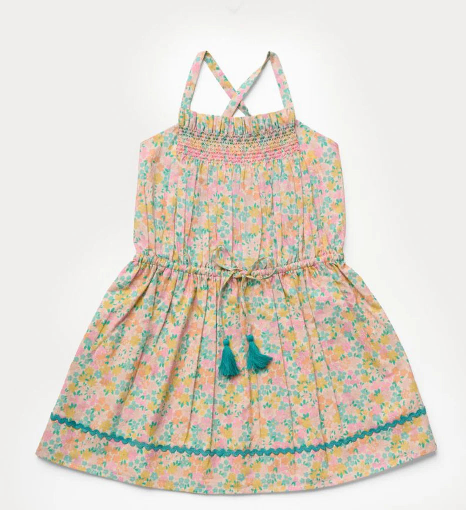 Early Sunday Alisson Dress Emma Floral Mint Print