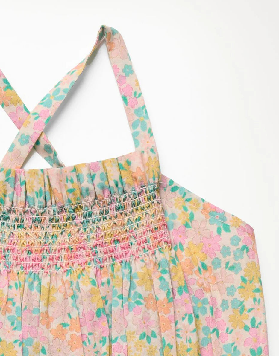 Early Sunday Alisson Dress Emma Floral Mint Print