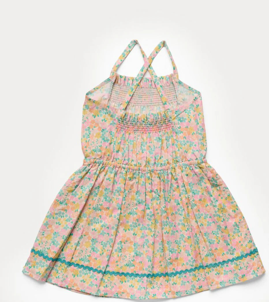 Early Sunday Alisson Dress Emma Floral Mint Print