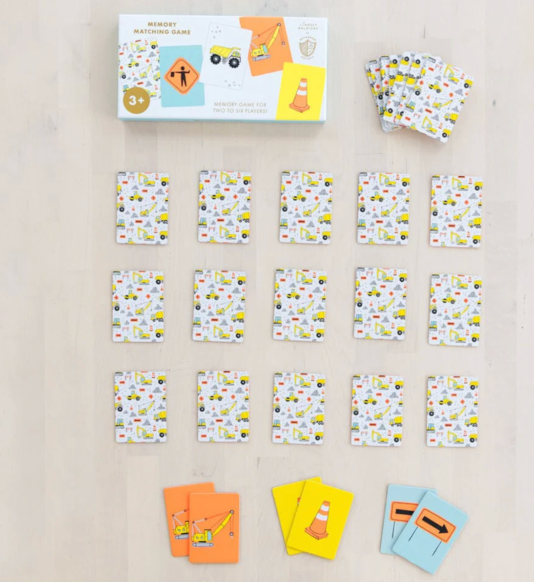 Jollity & Co Under Construction Memory Game