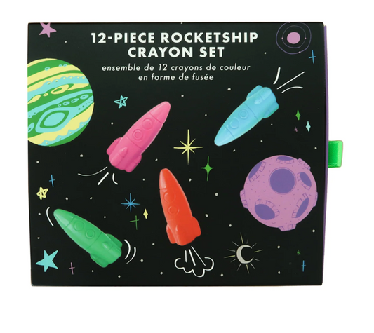Jollity & Co Lost in Space Rocket Ship Cryon Set