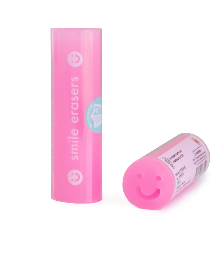 Jollity & Co Smiley Eraser