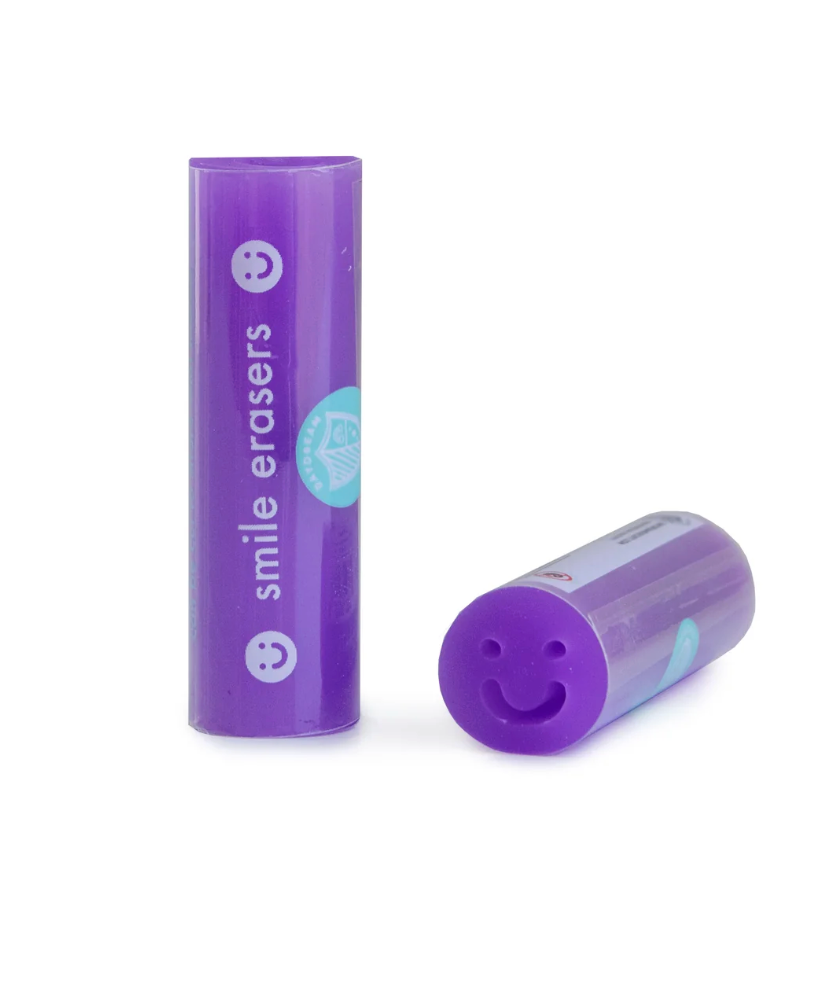 Jollity & Co Smiley Eraser