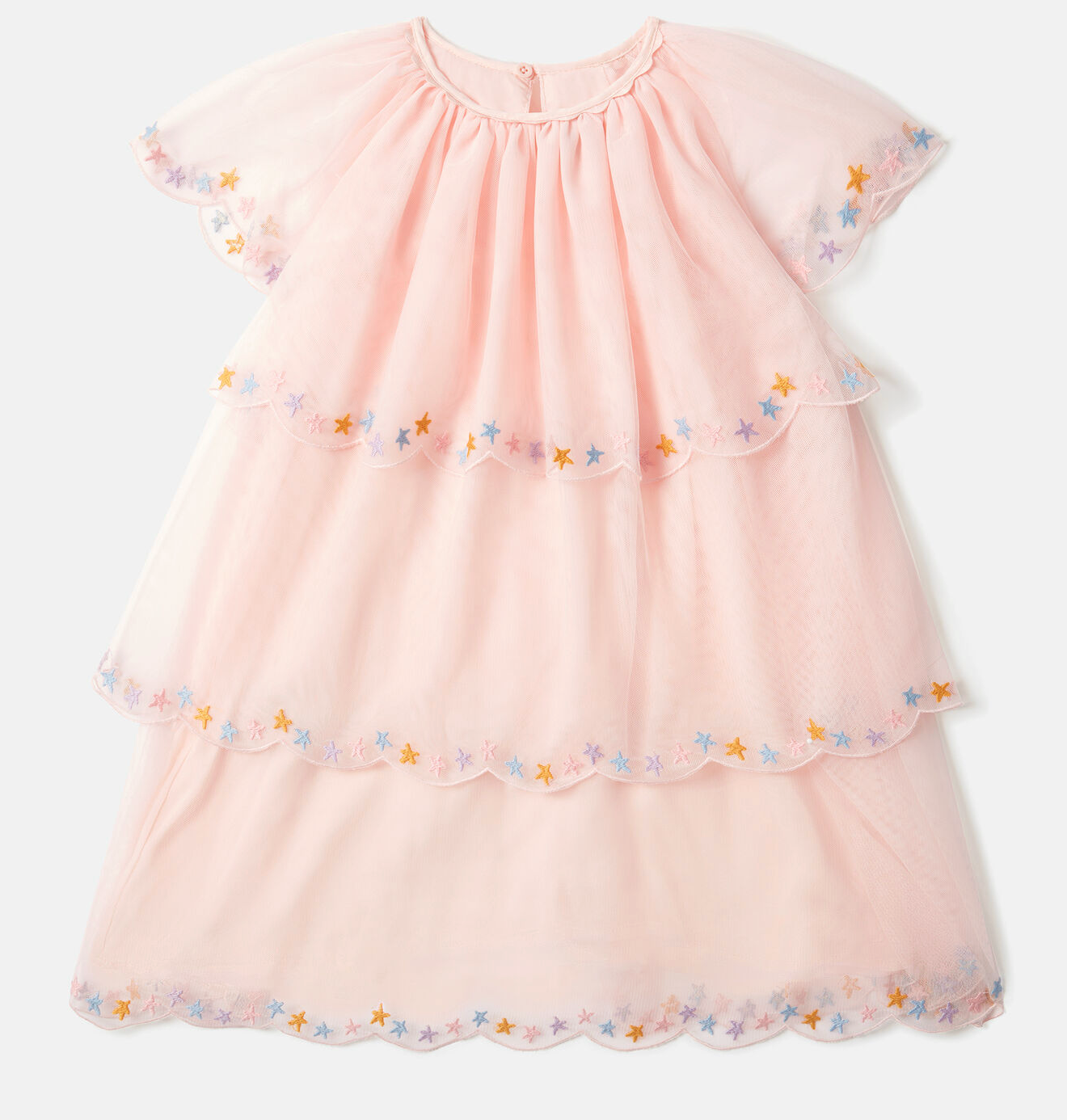 Stella McCartney Kids Tiered Tulle Dress with Stars