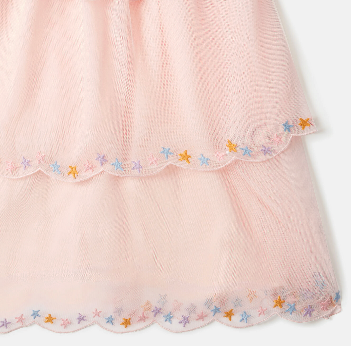 Stella McCartney Kids Tiered Tulle Dress with Stars