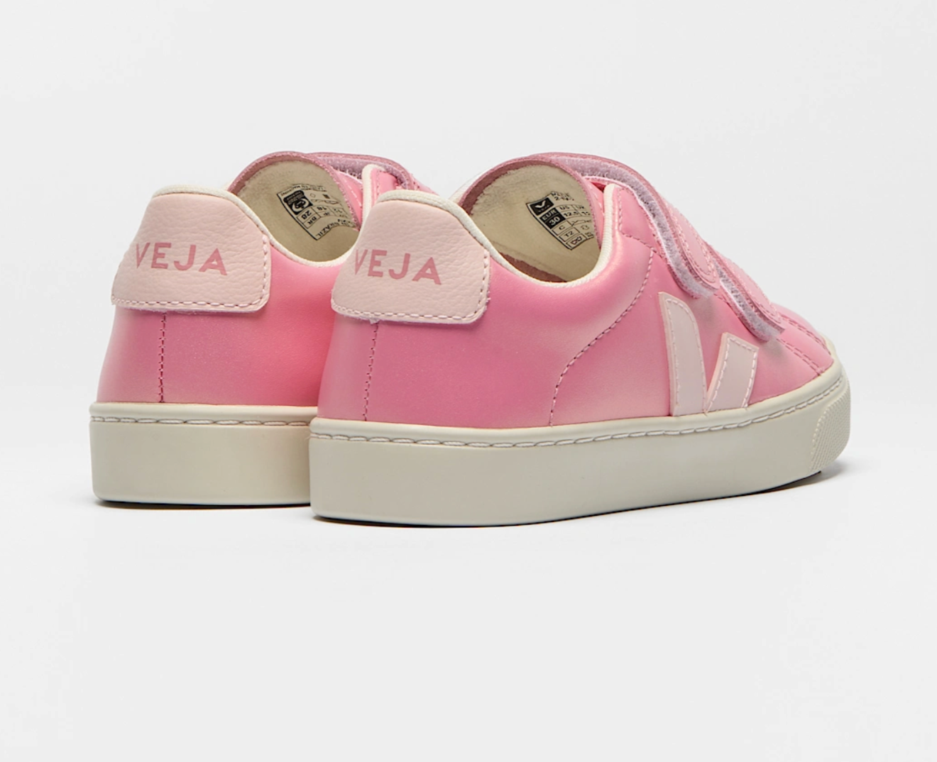 Veja Small Esplar Leather Glimmer Petal