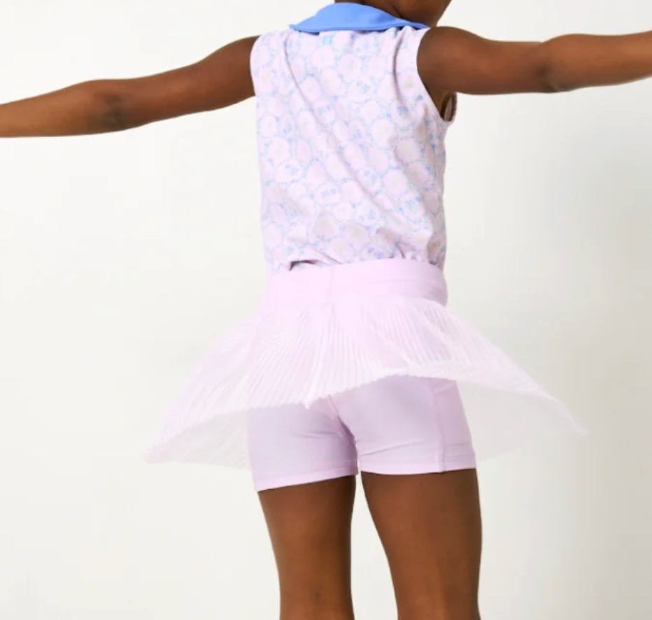 Courtside Kids Lavender Pleated Skort