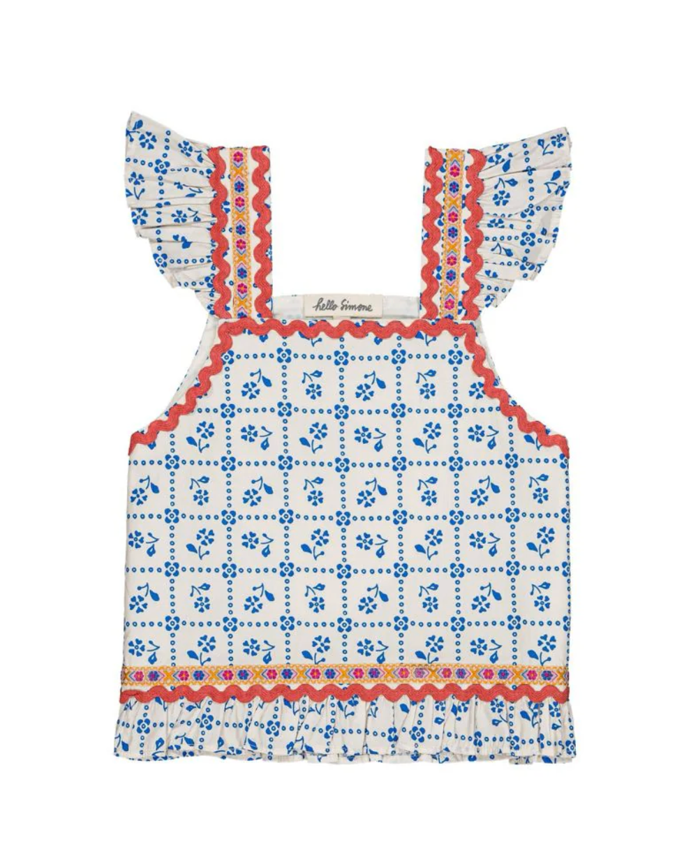 Hello Simone Iria blouse Fayence