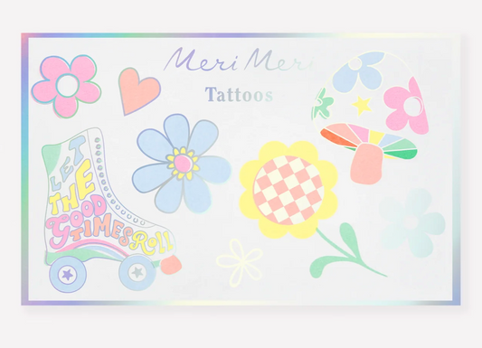 Meri Meri Groovy Temporary Tattoos