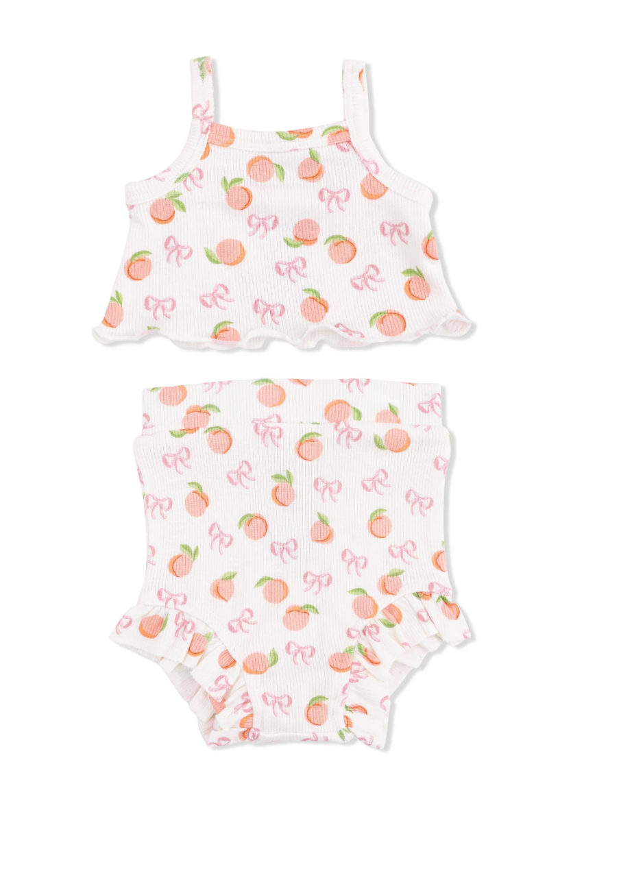 Angel Dear Little Peaches Tank Top & High Waisted Short