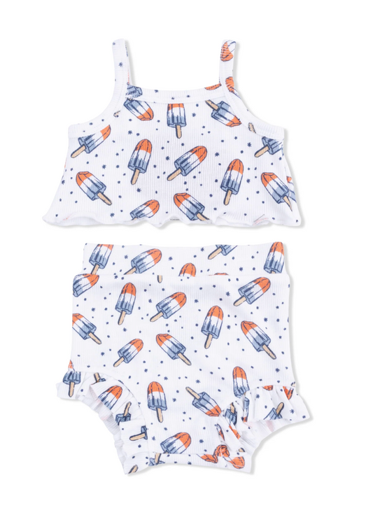 Angel Dear Tank Top & High Waisted Short - Astro Pop