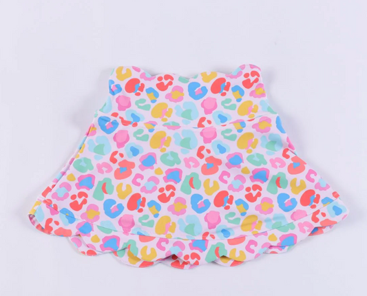 Poppyland Olivia Skirt - Rainbow Roar