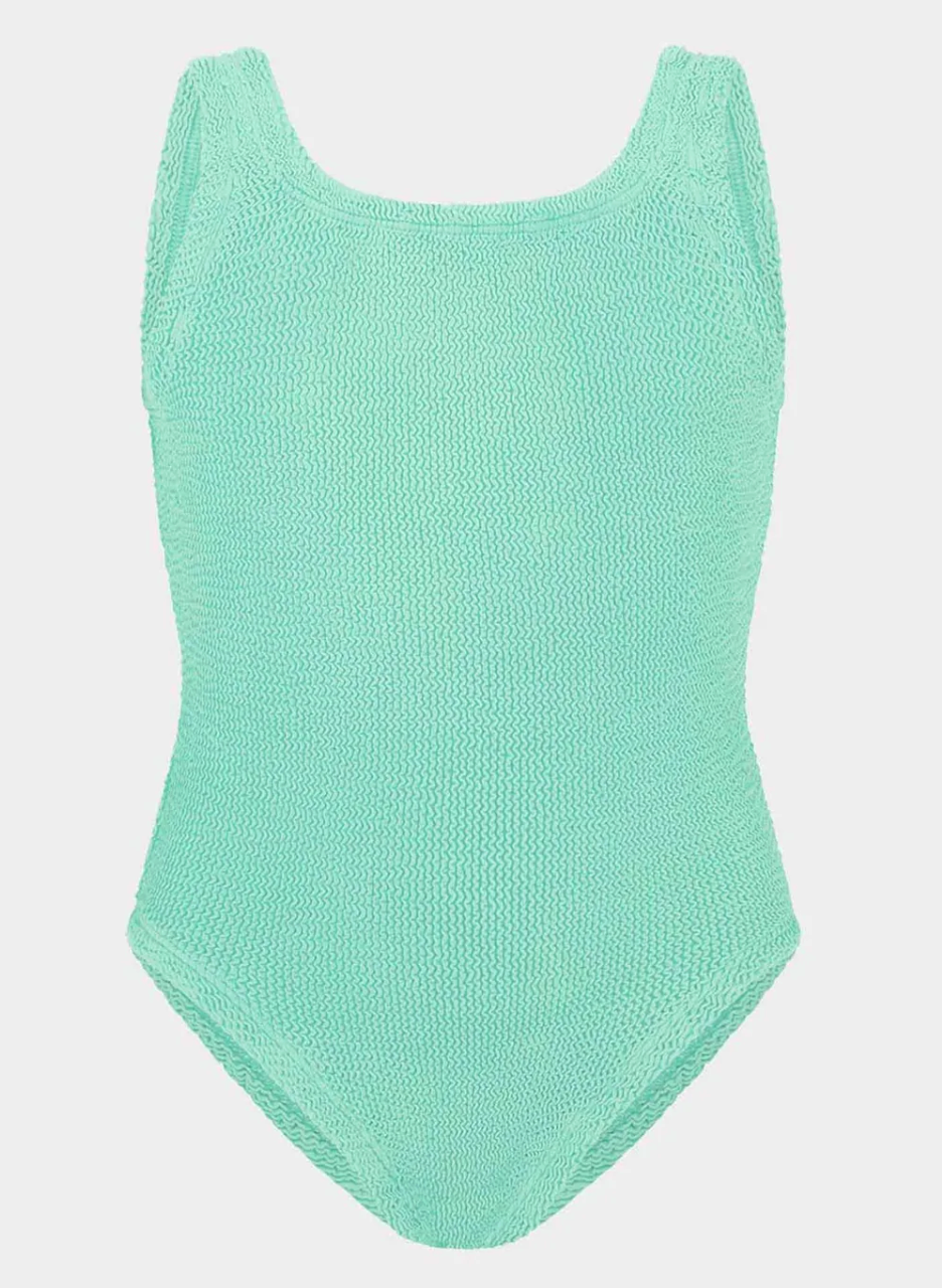 Hunza G Kids Classic Swim - Metallic Mint