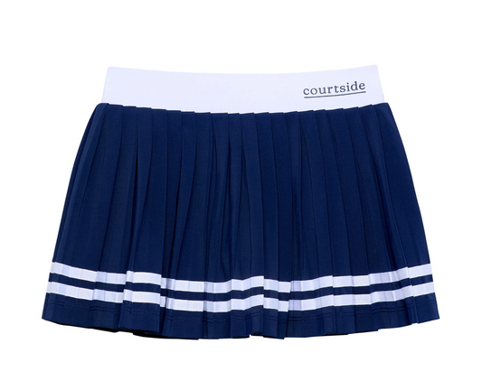 Courtside Kids League Navy Skort