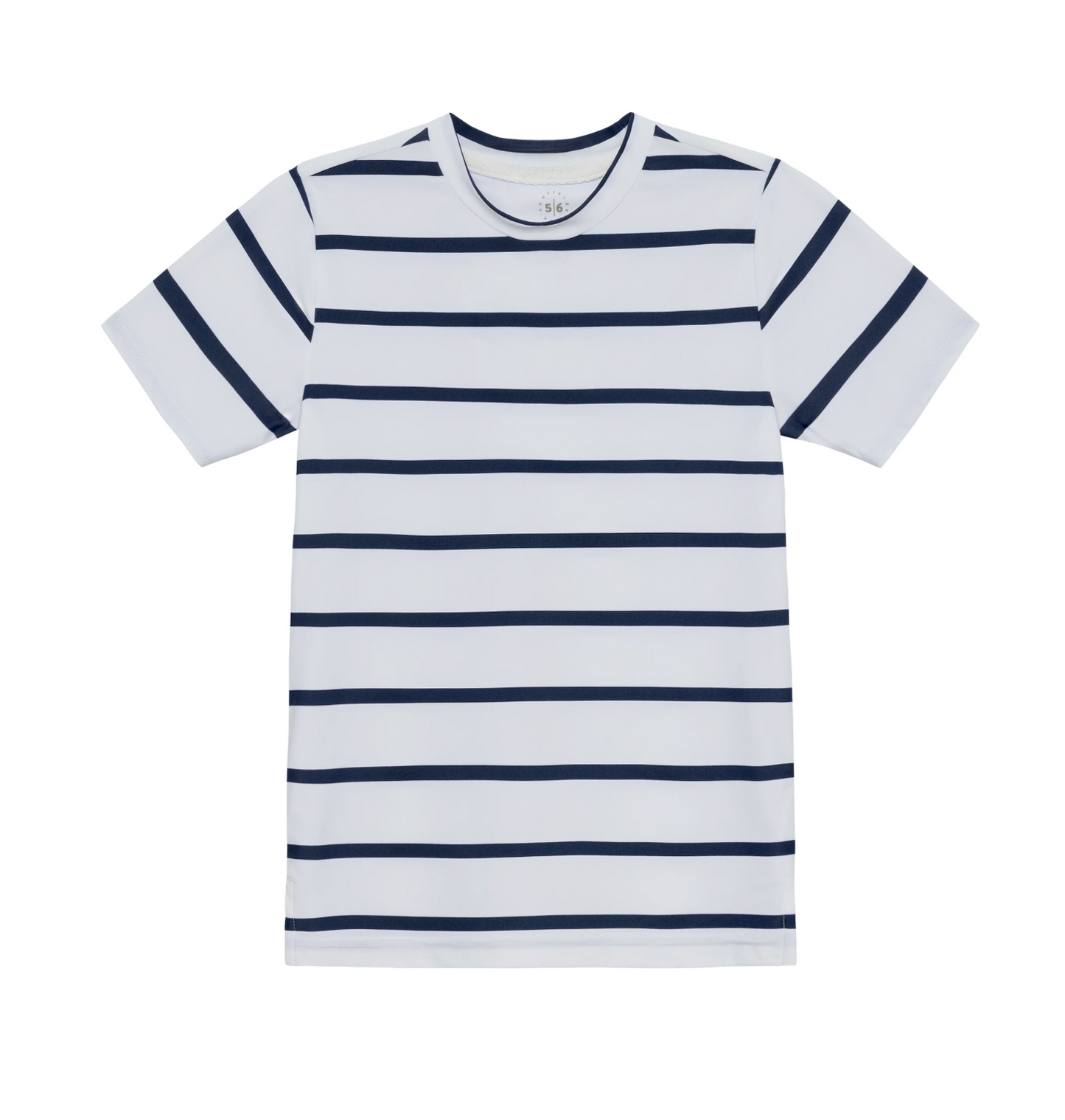 Courtside Kids Navy and White Stripe Practice Shirt
