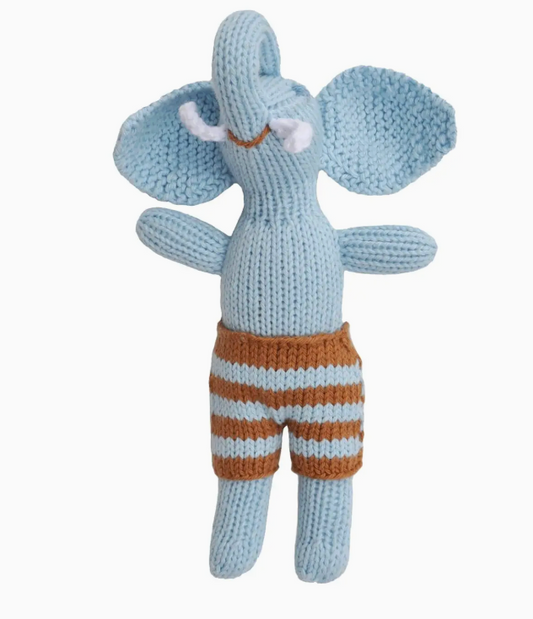 BlaBla Original Boy Elephant Rattle
