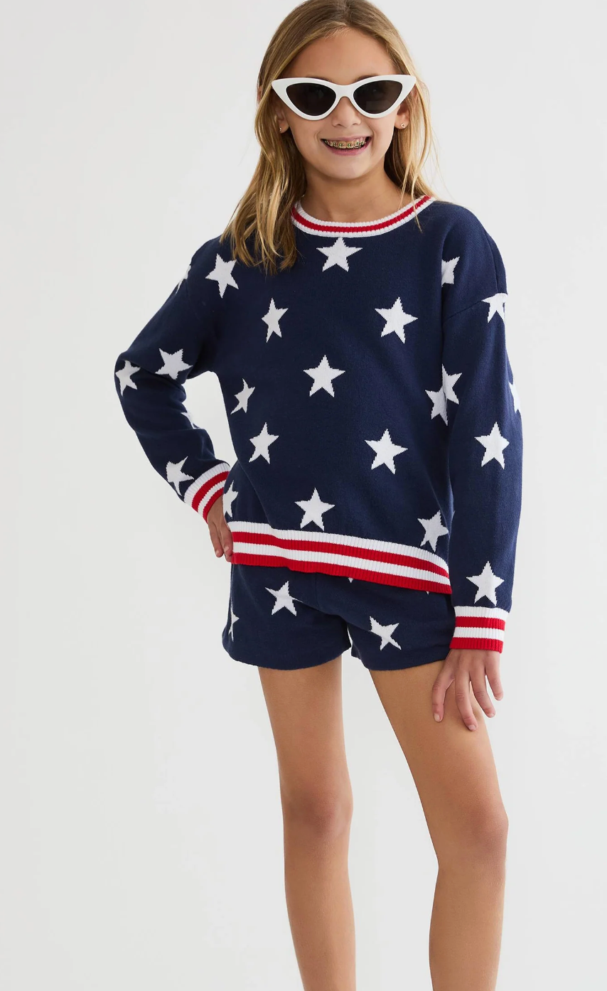 Beach Riot Little Balboa Short Twilight Stars