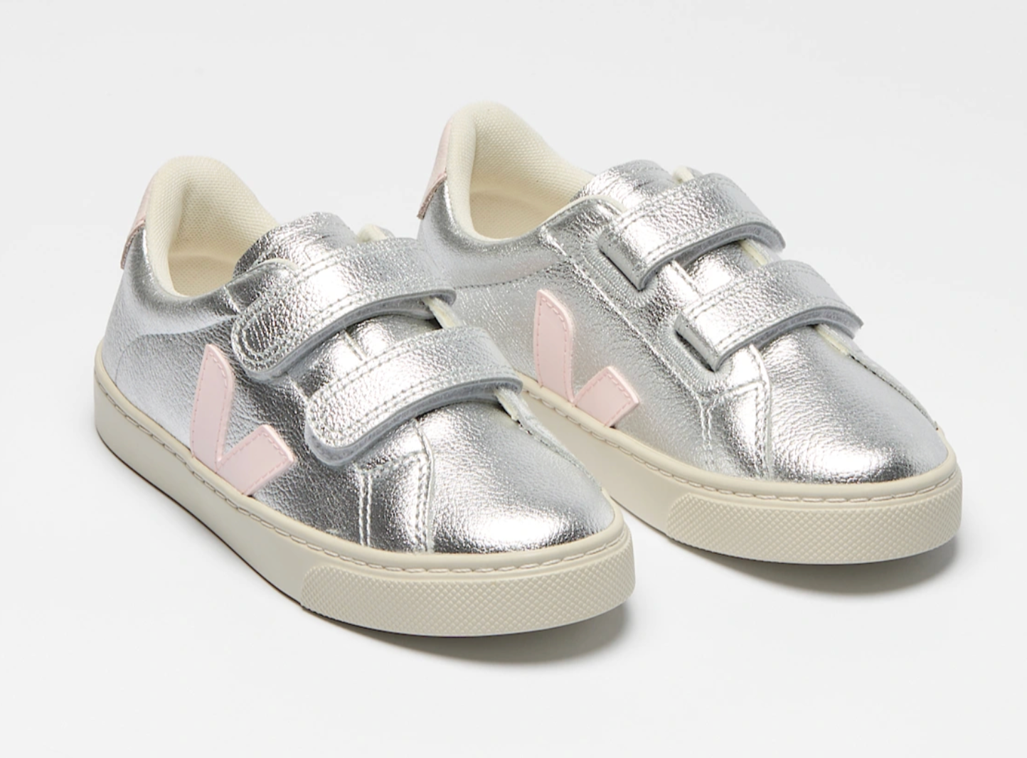 Veja Small Esplar Leather Silver Lassi