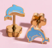 Pierced Screw Back Earrings