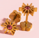 Pierced Screw Back Earrings