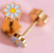 Pierced Screw Back Earrings