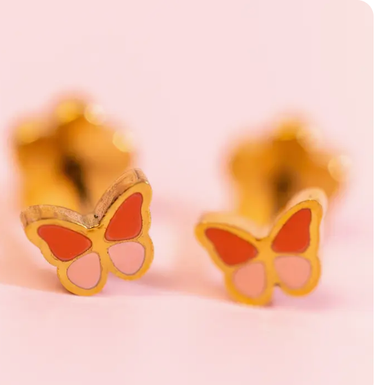 Pierced Screw Back Earrings