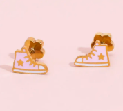 Pierced Screw Back Earrings