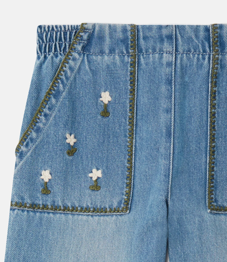 Stella Mc Cartney Kids Blue Denim Trousers