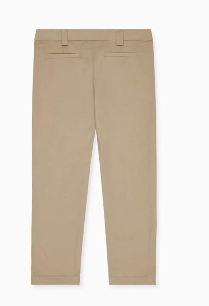La Coqueta Beige Elio Boy Chinos