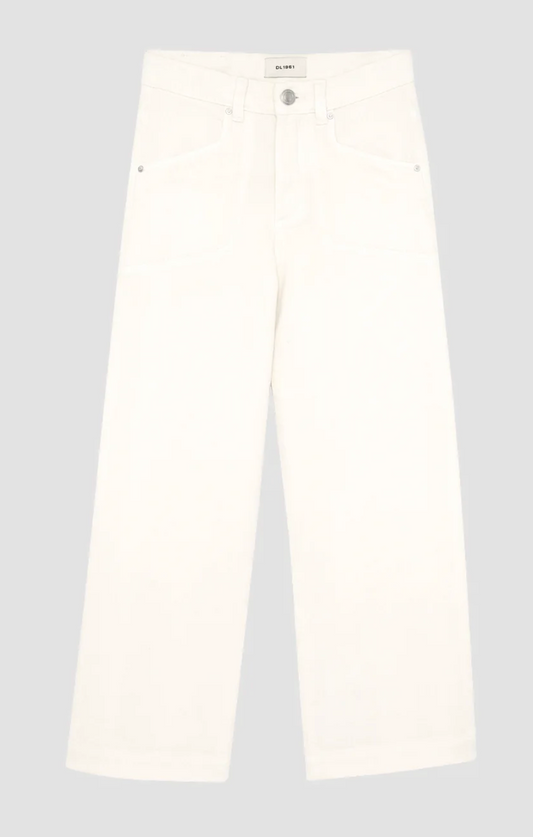 DL1961 Lily Wide Leg Jeans - Sugar Cookie