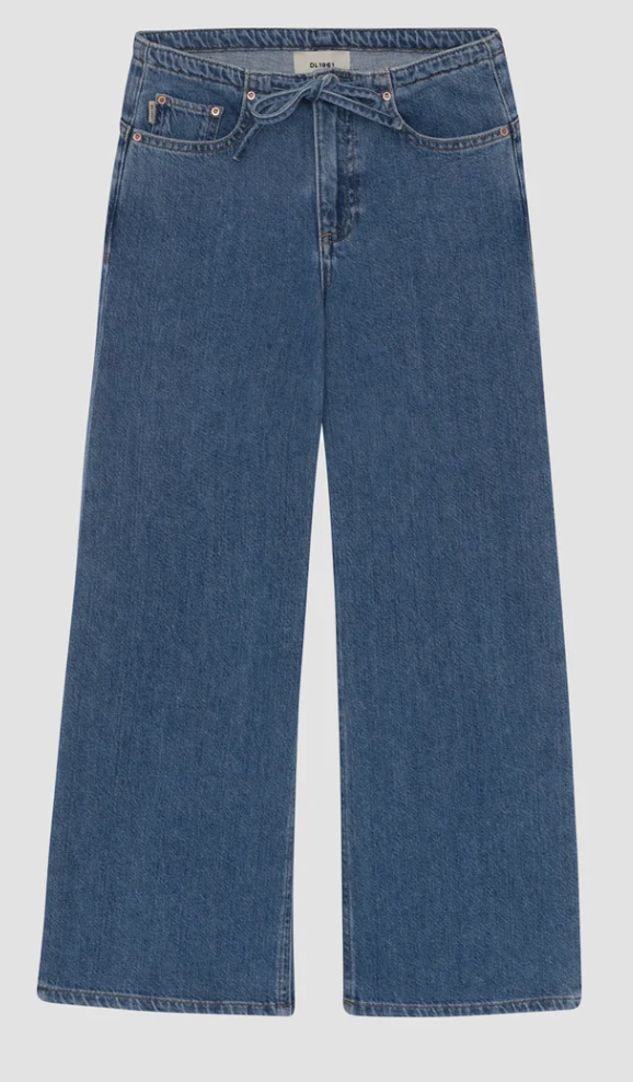 DL1961 Frankie Low Slung Wide Leg - Denim Dream