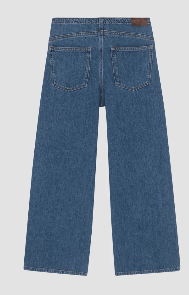 DL1961 Frankie Low Slung Wide Leg - Denim Dream