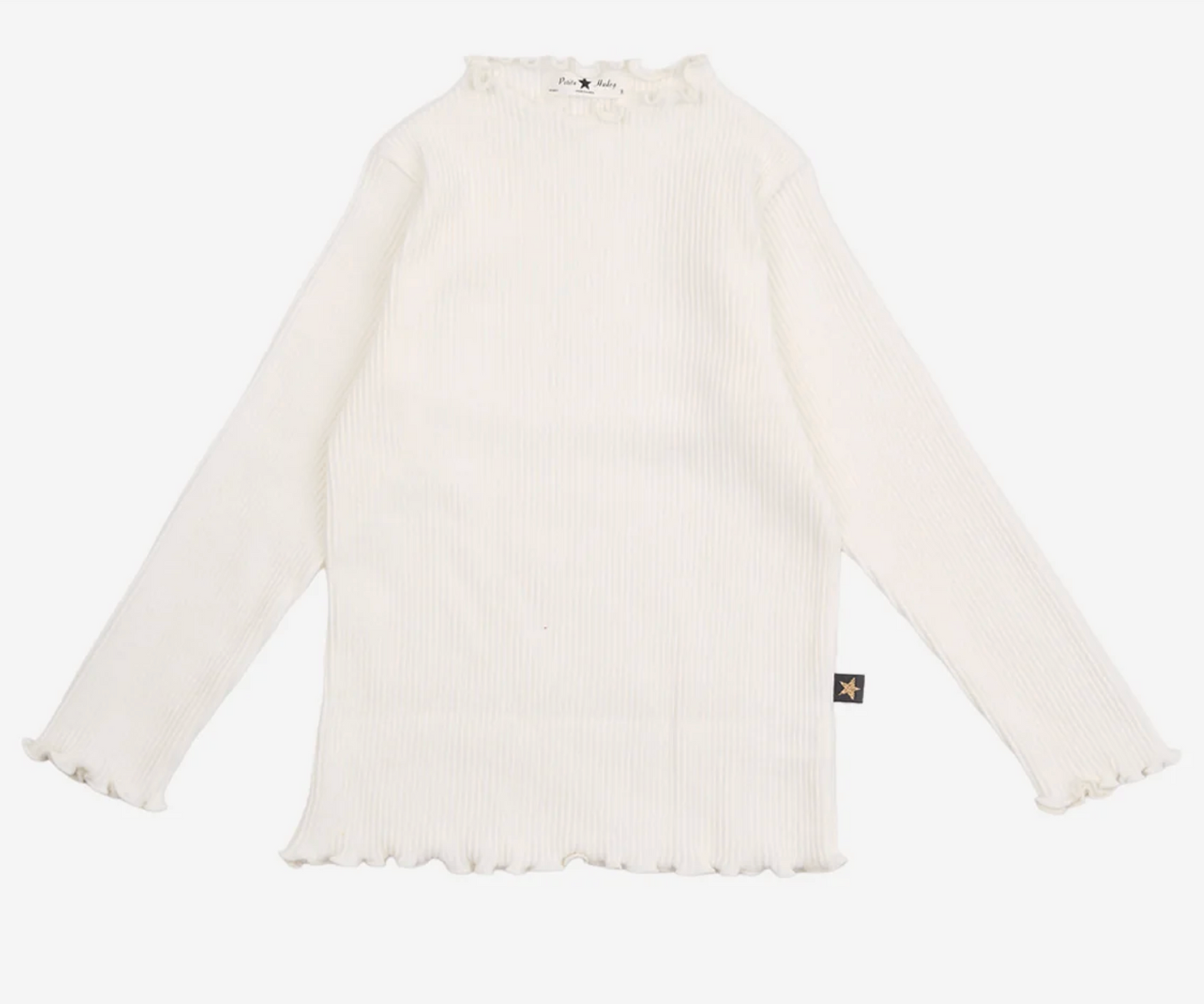 Petite Hailey Alaia Ribbed Top