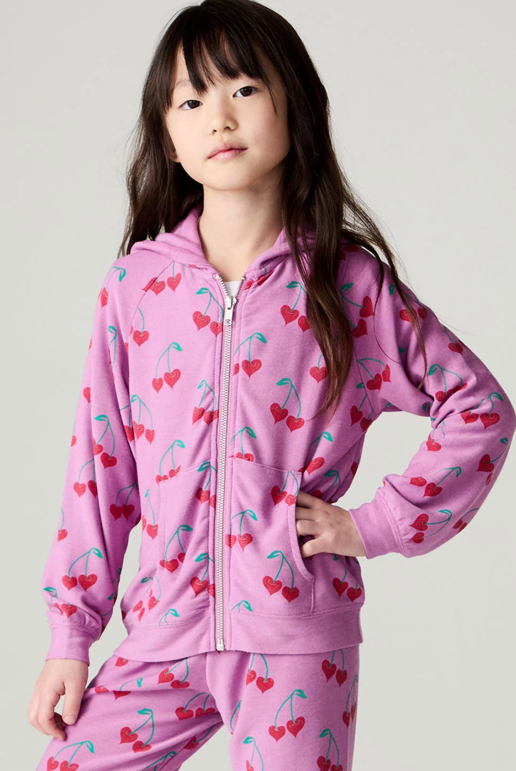 Chaser Kids Allover Sweethearts Girls Hoodie