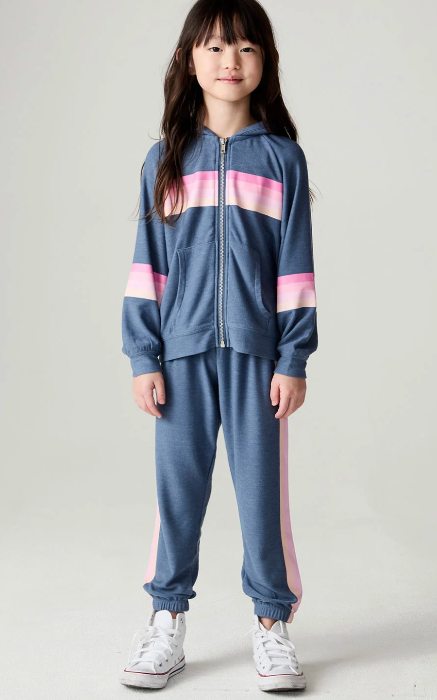 Chaser Kids Multi Stripes Girls Jogger