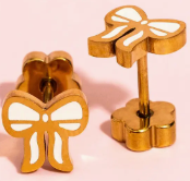Pierced Screw Back Earrings