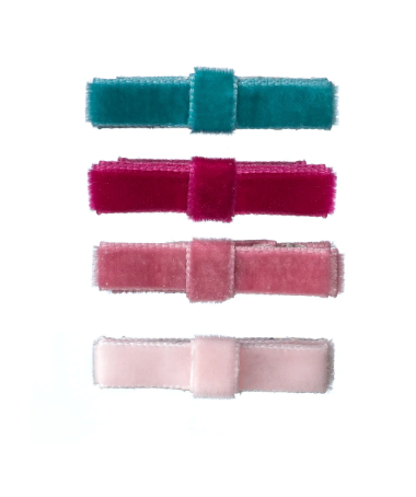 Little Bows Velvet Hair Clips