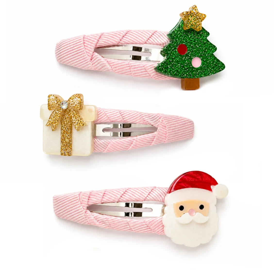 Lilies and Roses Tree Gift Santa Snap Clips