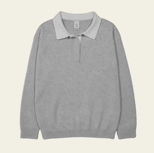 La Coqueta Long Sleeve Knit Polo