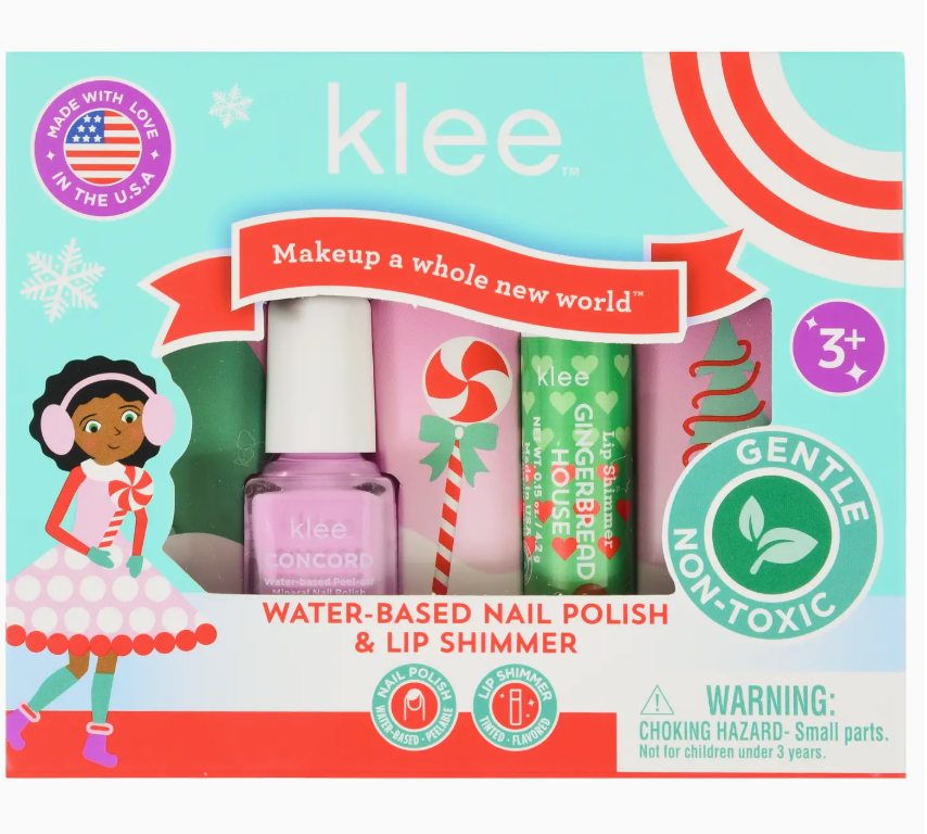 Klee Naturals Elves Play Nail Polish Lip Shimmer Set