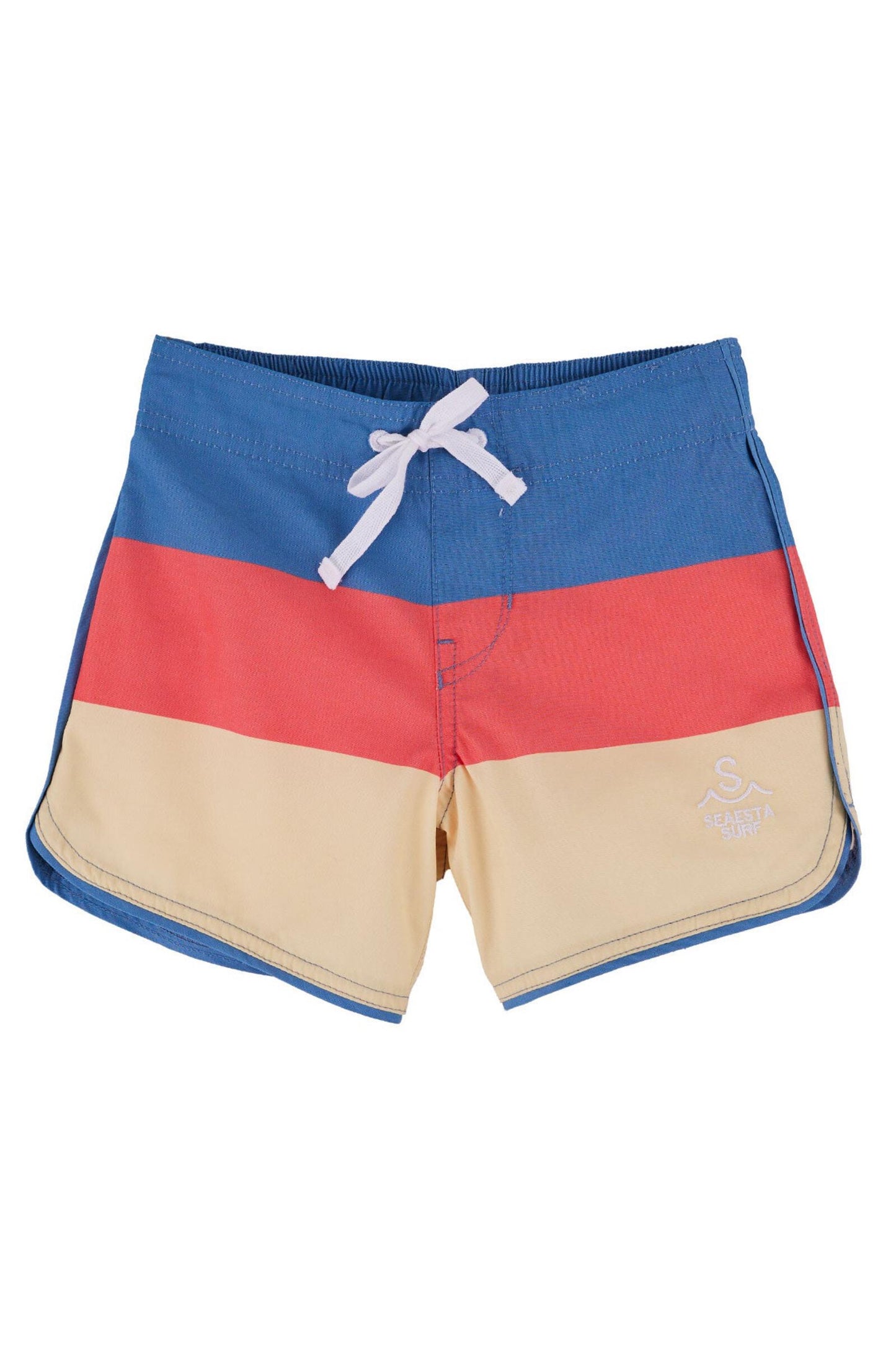 Seaesta Surf Retro Flare Triple Scoop Red/Blue/Cream