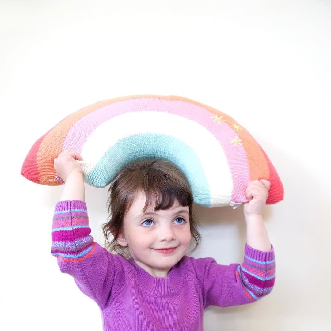 Blabla Rainbow Pillow - Pink