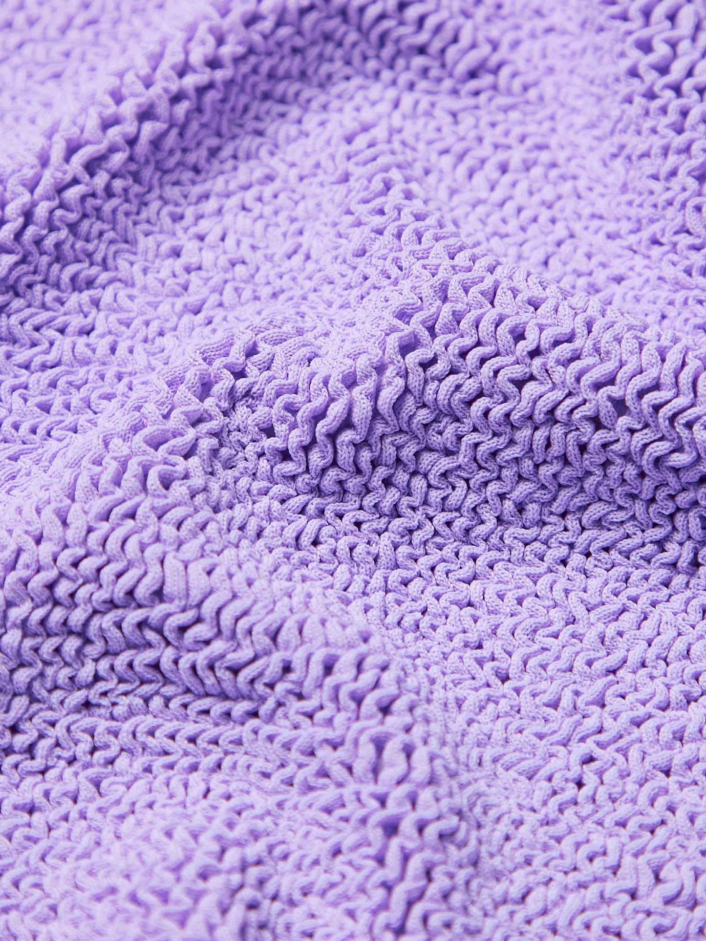 Hunza G Kids Classic Swim Crinkle One Piece - Lilac