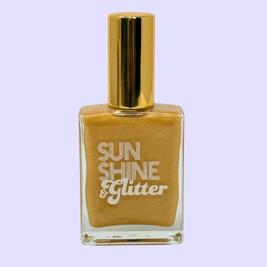 Sunshine & Glitter Highlighter Shimmer Spray Oil for Hair & Body - Sunkissed