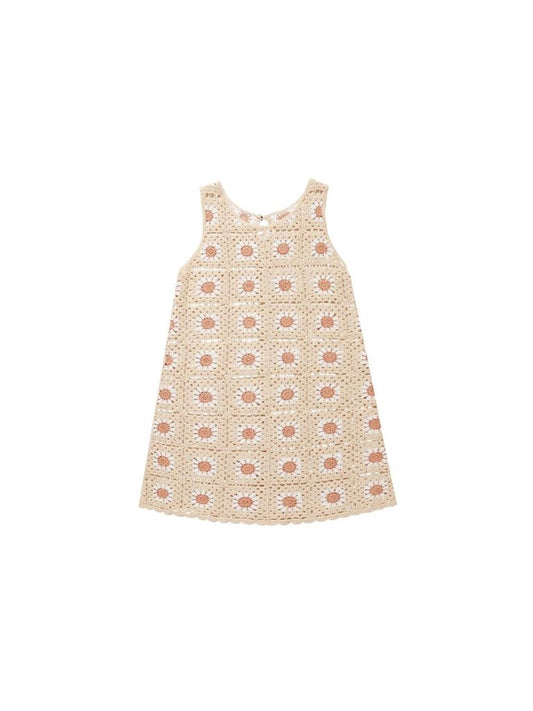 Rylee + Cru Crochet Tank Mini Dress Floral