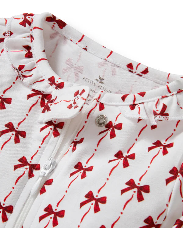 Baby's Pima Romper in Blissful Bows