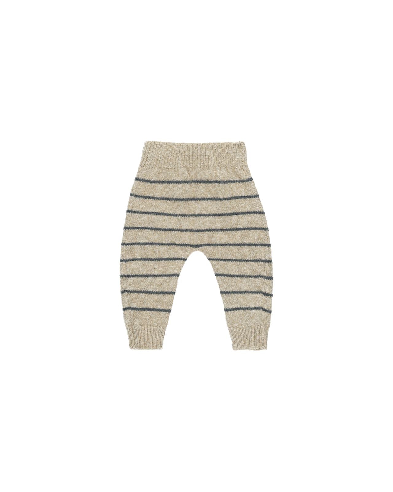 Quincy Mae Knit Pant Indigo Stripe