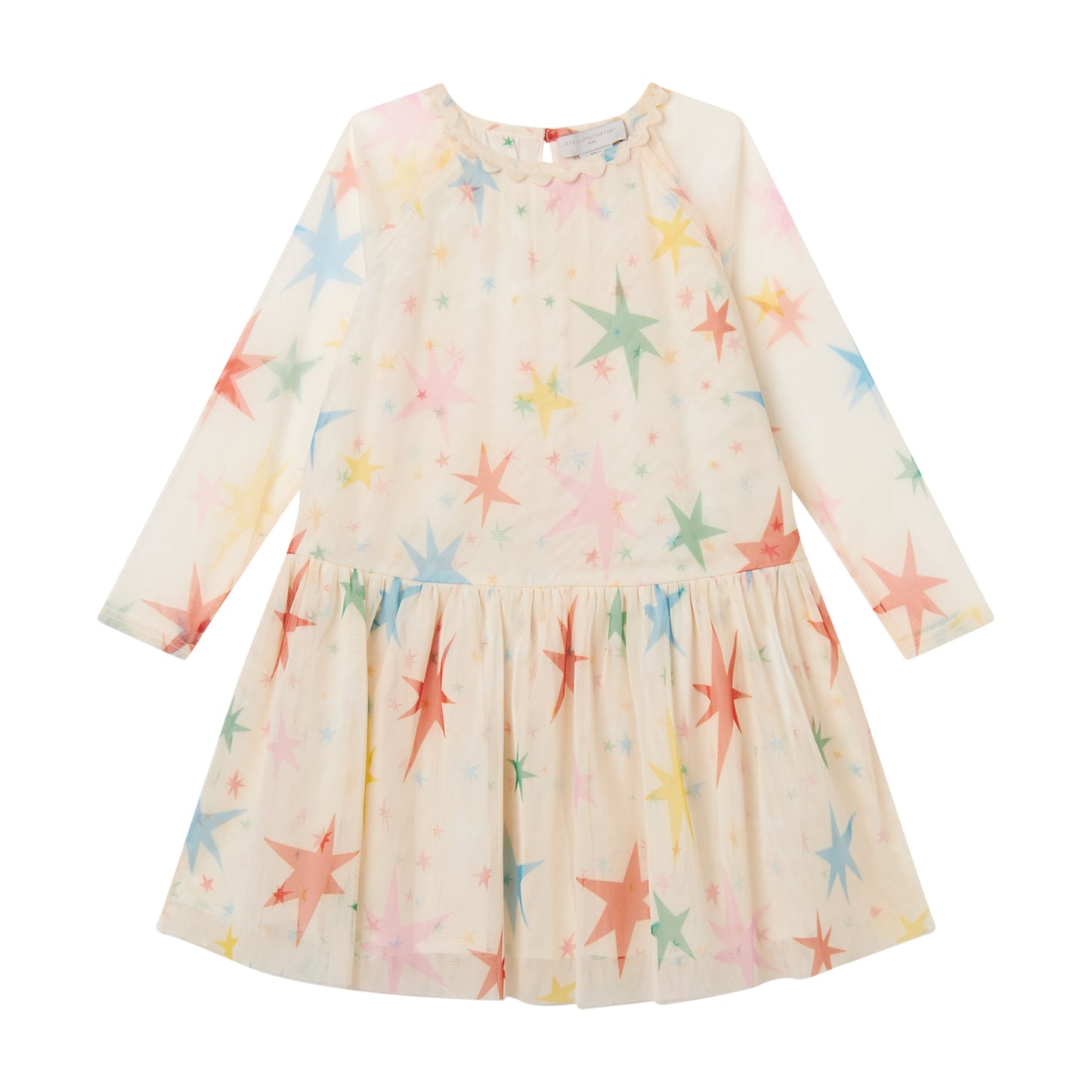 Stella McCartney Kids Girl Long sleeve Stars Tulle Dress